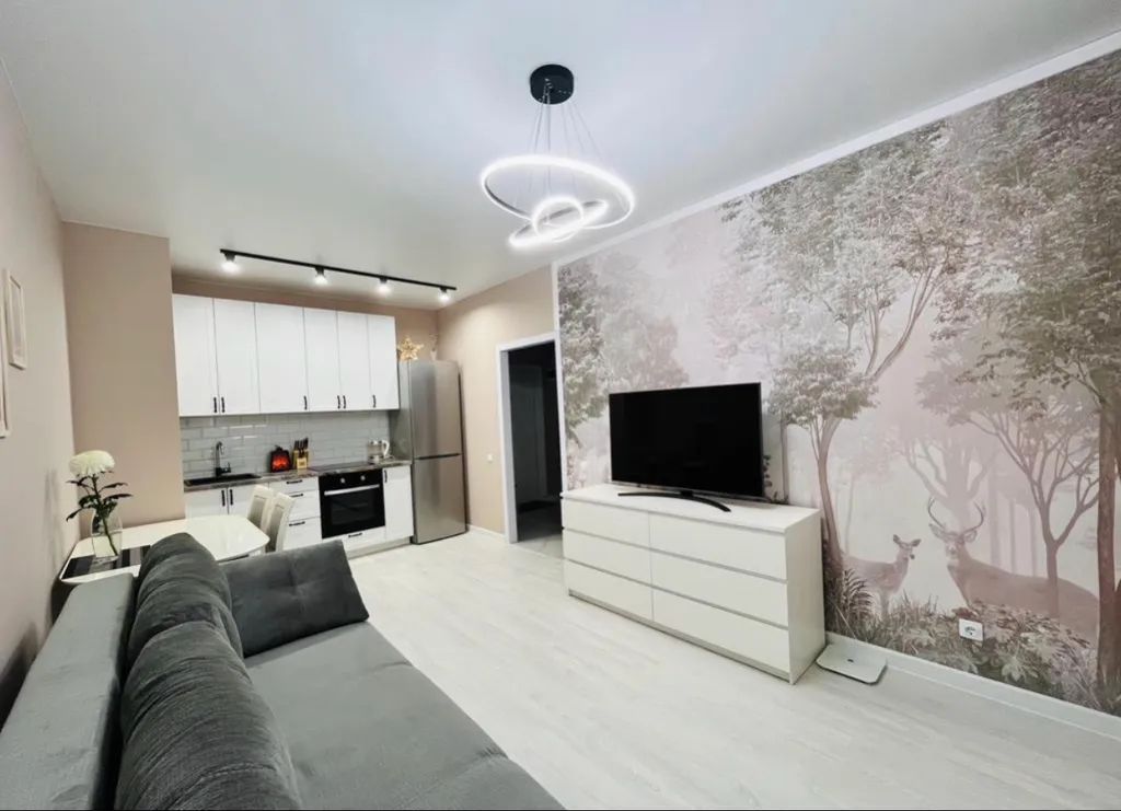 Уютная двушка на 12 этаже с видом на озеро