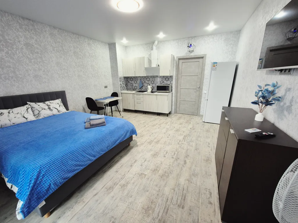 Уютная студия с шикарным видом на реку