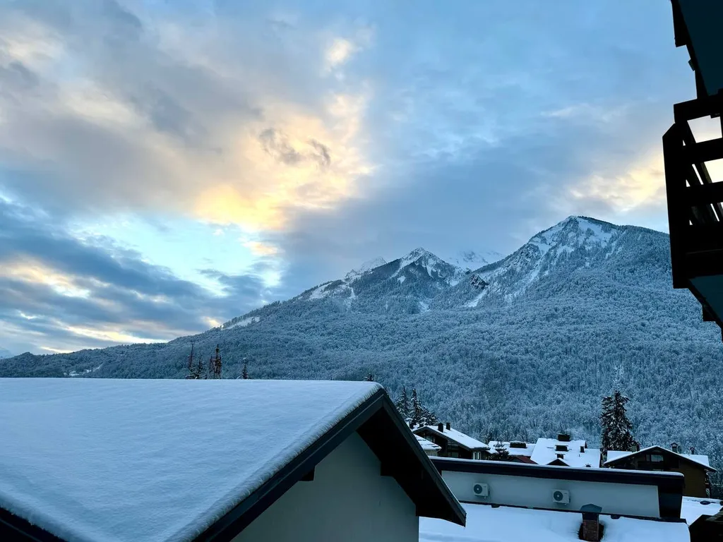 Апартамент в стиле Шале с великолепным видом на горы
