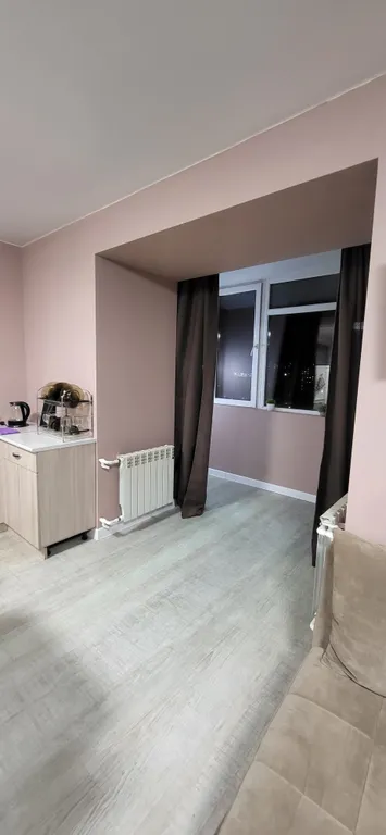 Уютная студия на  16 этаже с прекрасным видом на город