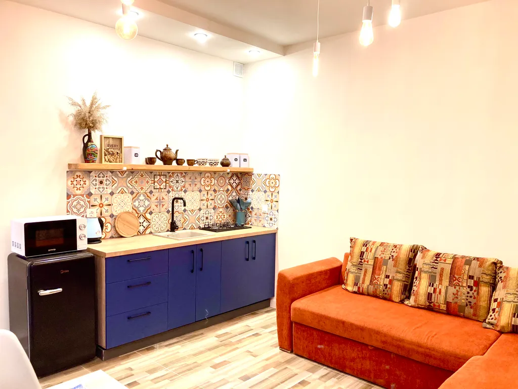 Стильная уютная квартира с зоной-барбекю и парковкой