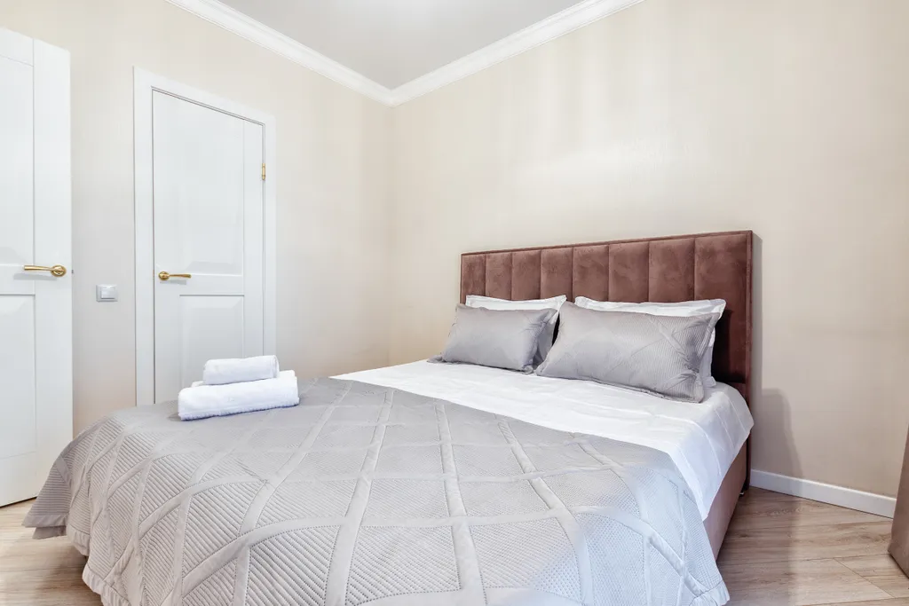 2-комнатная с видом на город возле набережной в старом центре Астаны