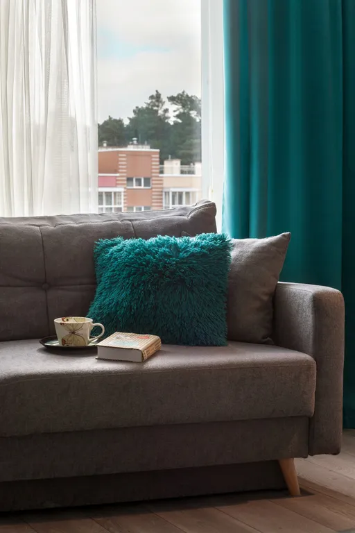 Квартира Дизайнерская 1-я квартира "Изумруд"| 2–4 гостя, балкон, парковка — Светлогорск