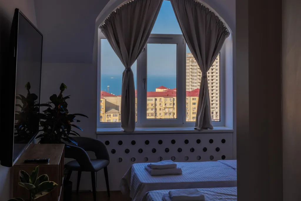 Апартаменты с видом на море и горы