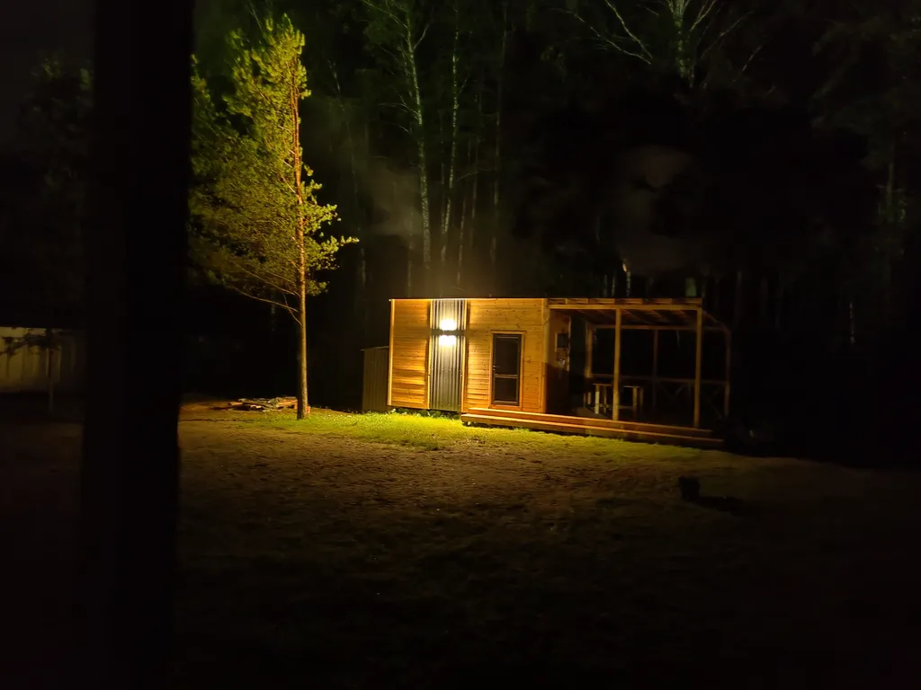 Домик с баней в лесу