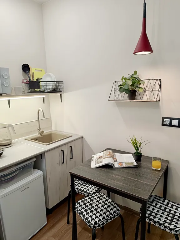 Уютная студия с дизайнерским ремонтом возле ЖД Вокзала на троих гостей