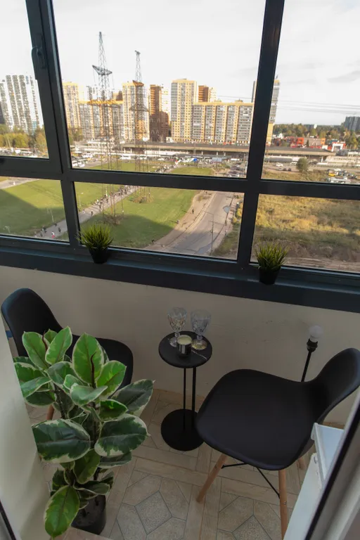 Квартира у метро с кондиционером и джакузи