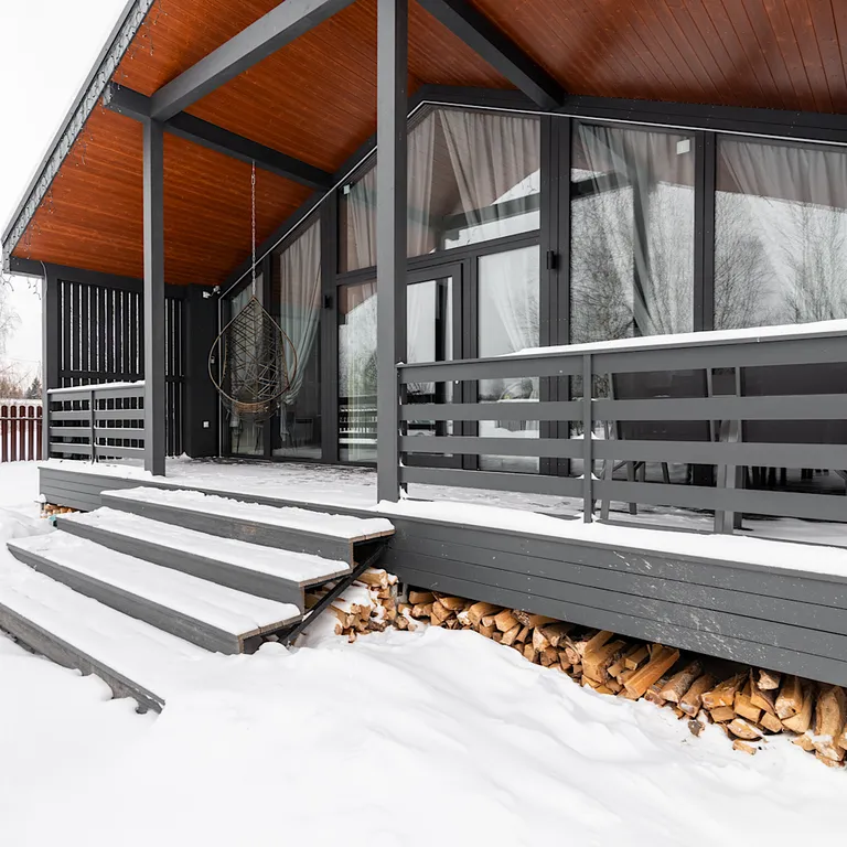 Домик у Сорочан с камином и сауной