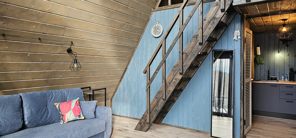 Дом А-Фрейм с террасой №5