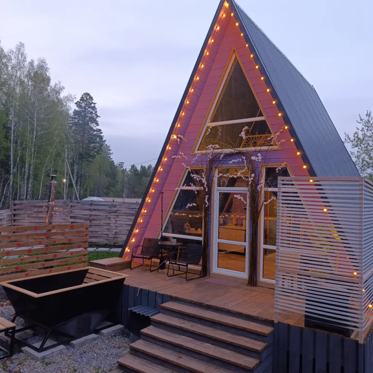 Дом 50m2 — чан-ванна, кухня, Wi-Fi