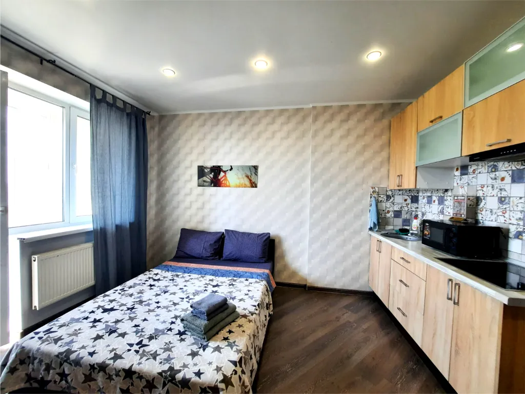 Просторная студия с лоджией — ваш новый комфортный дом