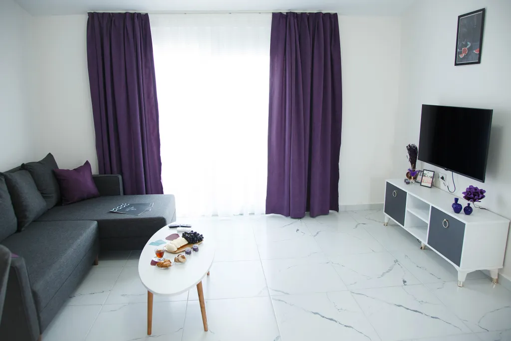 Квартира Стильные комфортные апартаменты с видом на море — аренда посуточно в Аланья