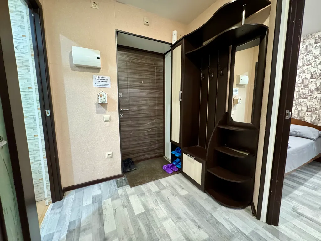 1-км. квартира на 5 спальных мест, рядом река Волга