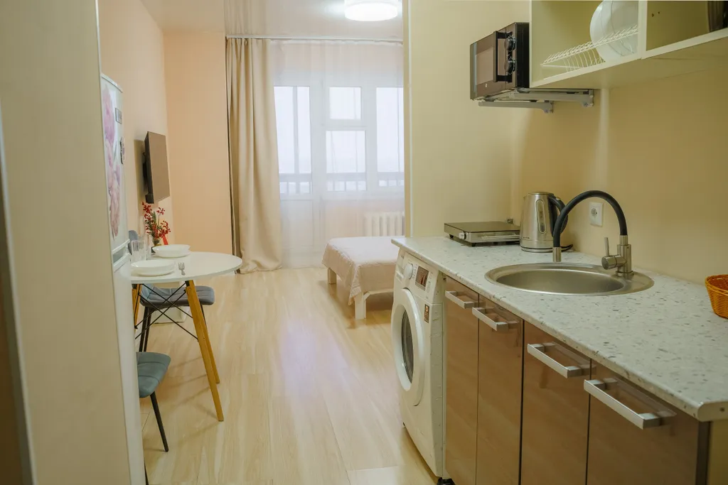 Студия в 250 метрах от Столичного рынка