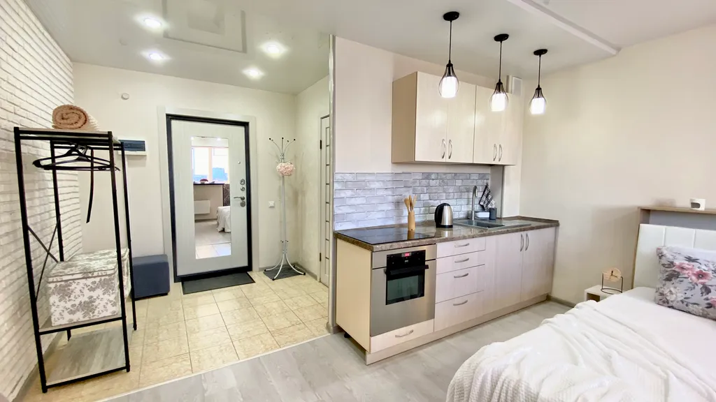 Уютная студия со свежим ремонтом в новом доме