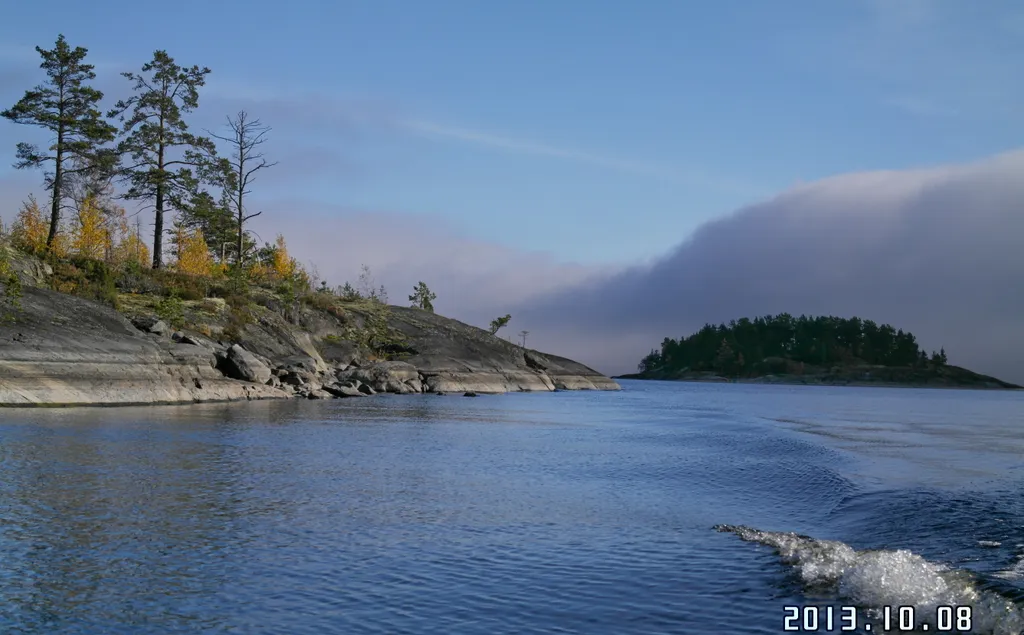 Дом в Карелии с печью-камином и видом на лес