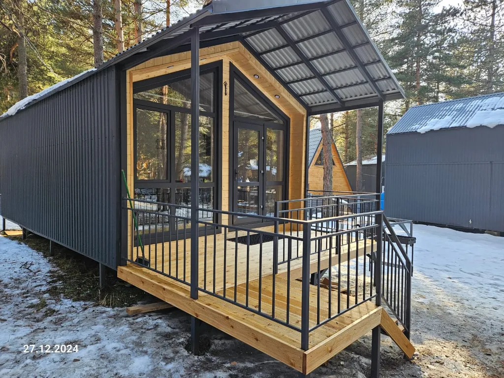 Коттедж Уютный 4х местный домик FOREST_HOME Arkhyz — Архыз