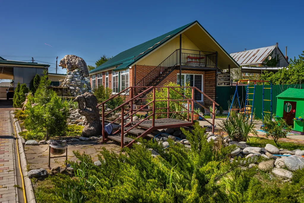 Дом для отдыха с выходом в реку