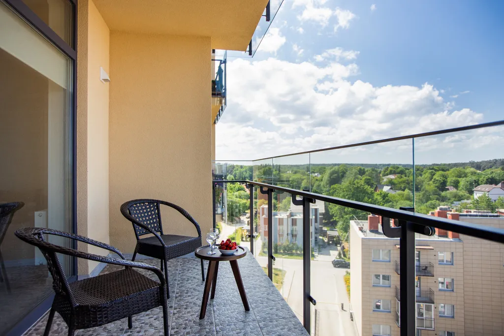 Двухкомнатные апартаменты с видом на море