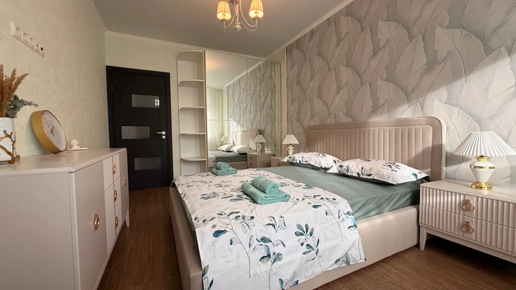 Квартира Уютная двухкомнатная квартира с видом на стадион — Краснодар