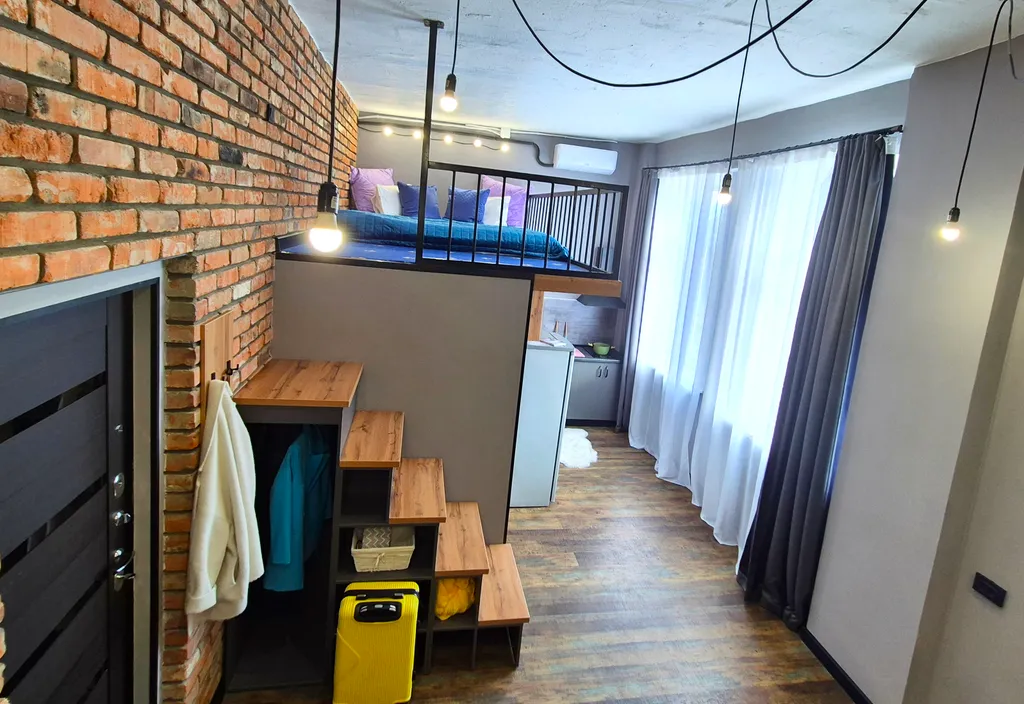 Двухуровневая двухместная студия