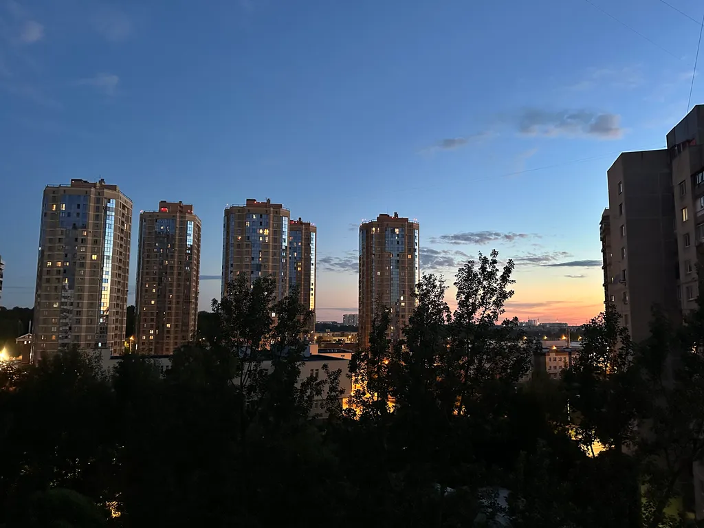 Квартира Квартира Уютная однушка у метро Проспект Просвещения на 5 мест — Санкт-Петербург