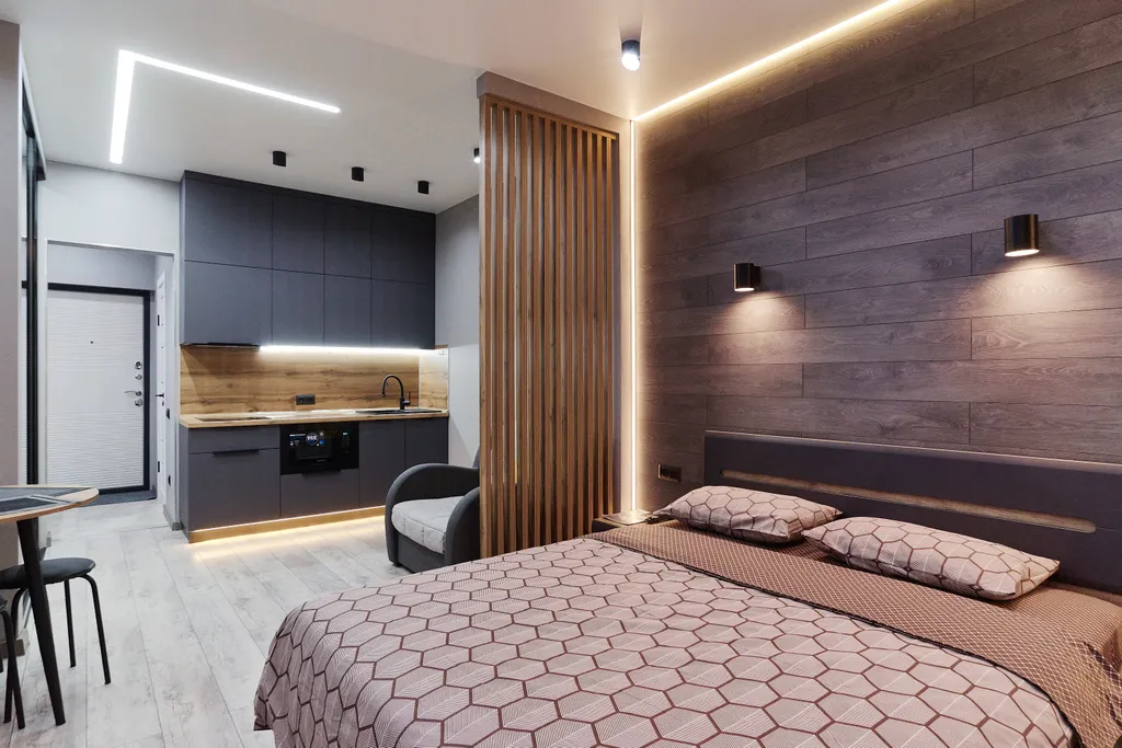 Уютная студия с евроремонтом