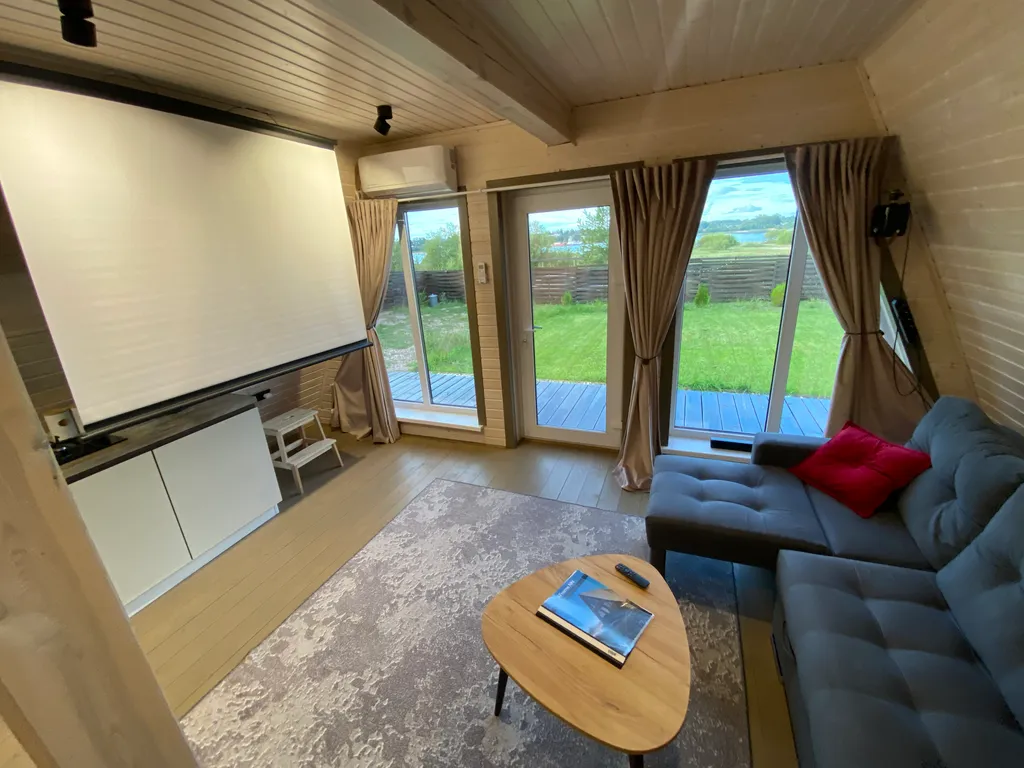 A-frame на берегу Волги