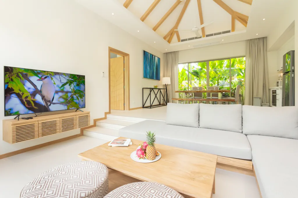 Светлая вилла с 3 спальнями и бассейном Бангтао, Лаян, Лагуна