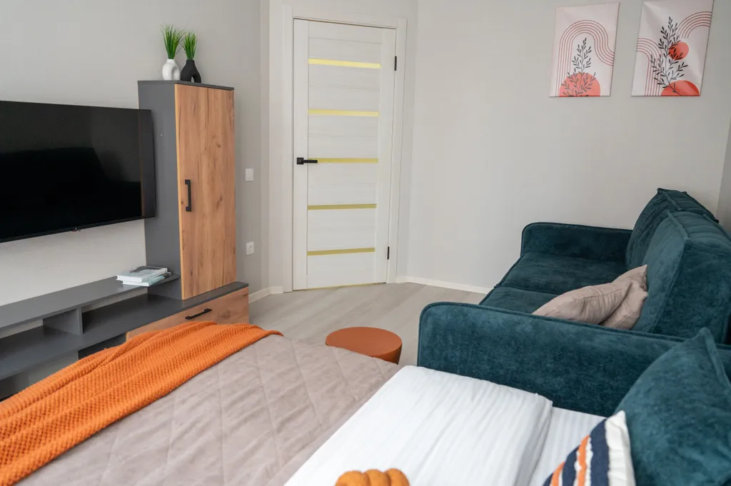 Квартира Квартира Апартамент LikeHome Orange вблизи парка Галицкого — Краснодар