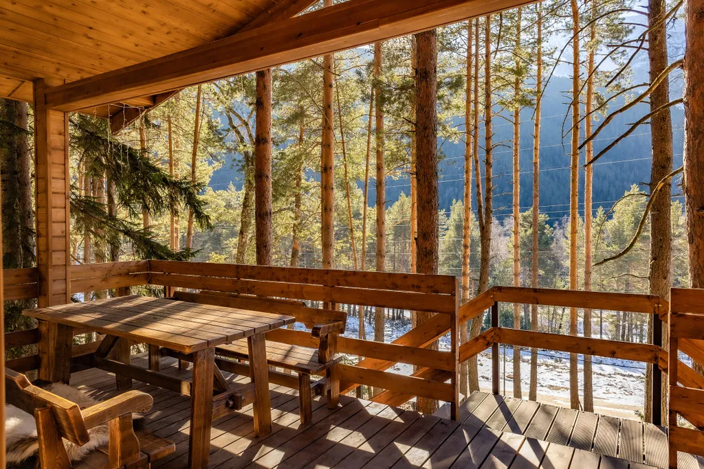 Коттедж Коттедж Шале в лесу (до 4-х человек) — Архыз