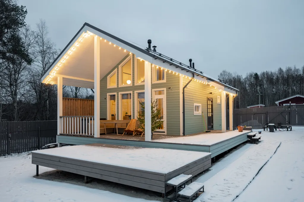 Дом Сиднаволок на берегу