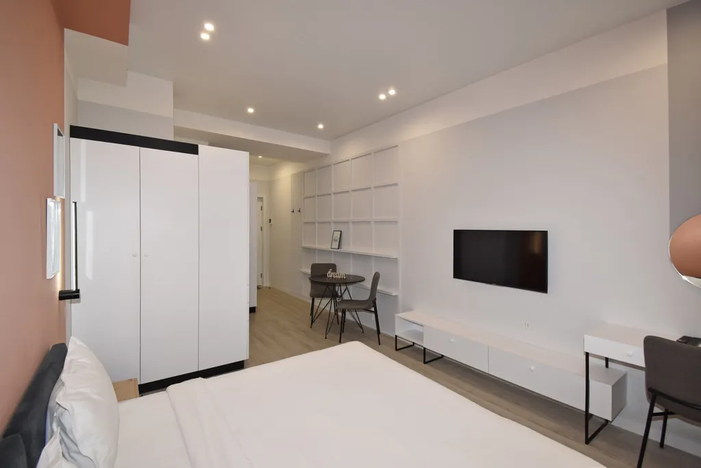 Студия с 2 раздельными кроватями и балконом