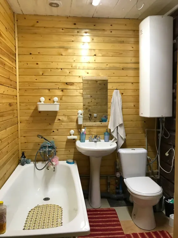 Деревенский домик в лесу