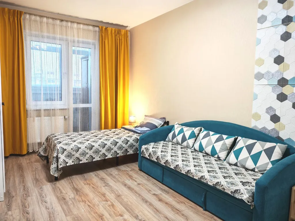 Уютная двухкомнатная квартира на большую компанию