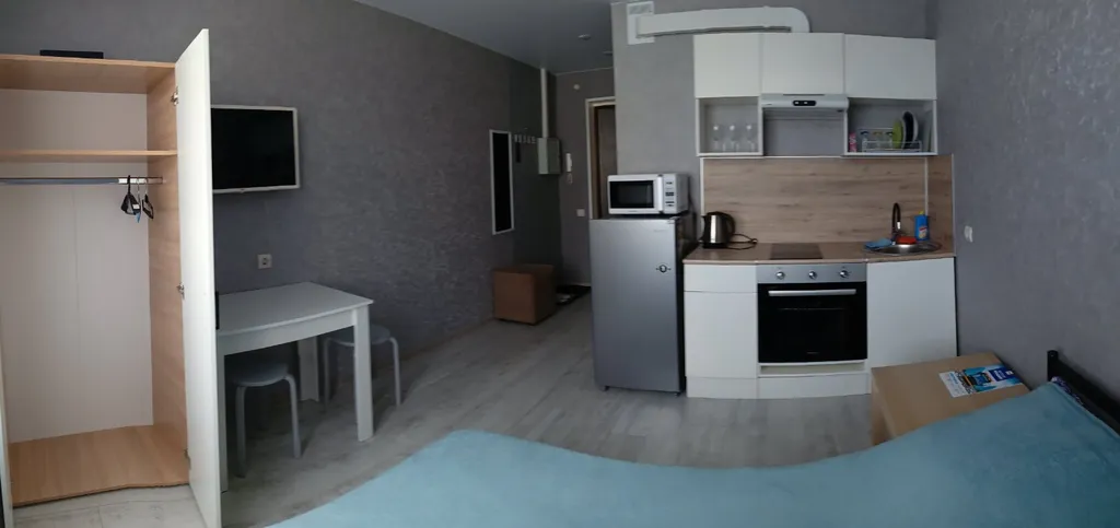 Уютная студия с видом на р. Оку