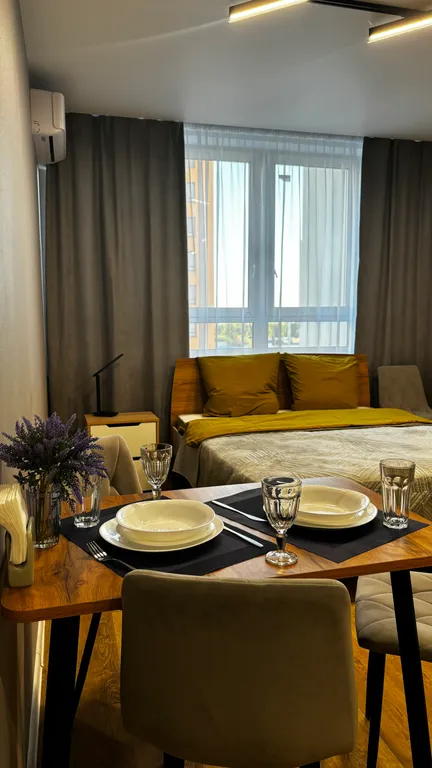 Стильная квартира рядом с аквапарком океанис