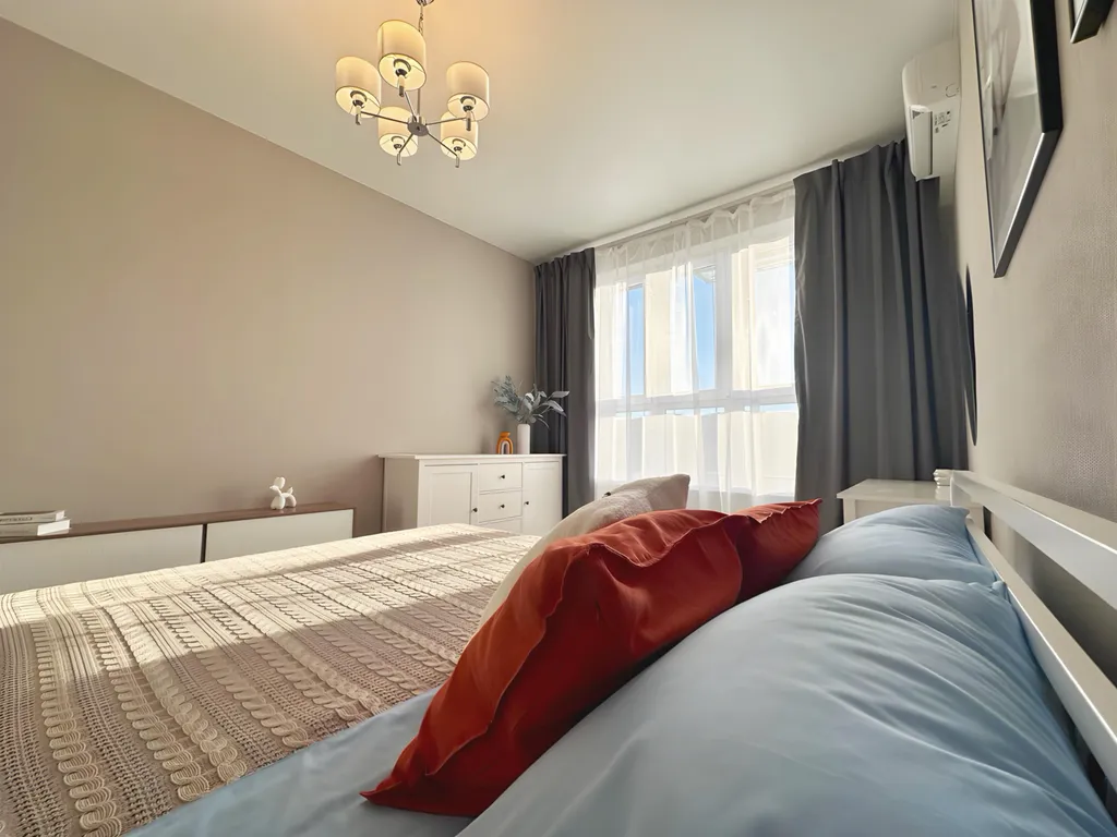 Стильная 2-комнатная квартира для большой компании