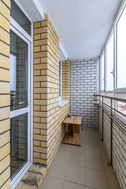 Квартира-студия с балконом для командированных и отдыха