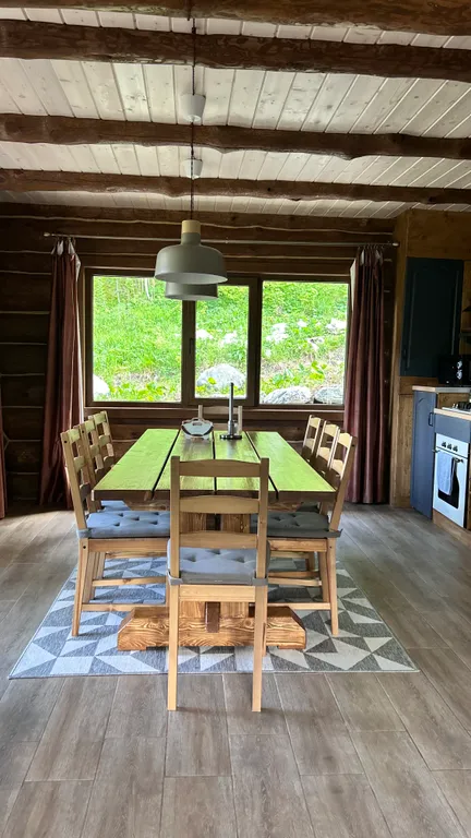 Просторное шале с видом на горы без соседей