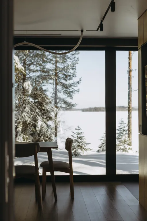 Дом у озера в Карелии