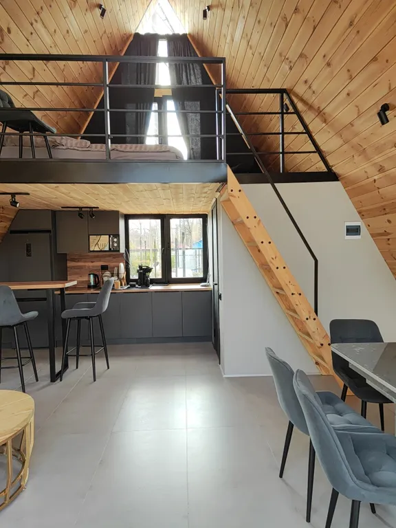 Уютный дом в стиле A-freim