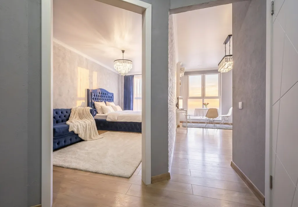 Квартира с видом на закат в ЖК Большом