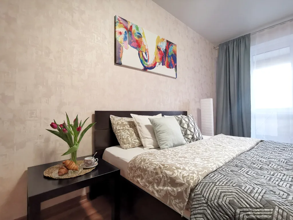 Уютная однокомнатная квартира с видом Волгу