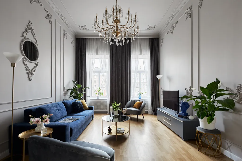 Квартира Квартира Апартамент у Невского с видом на Фонтанку — Санкт-Петербург