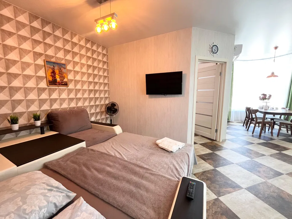 Квартира Уютная евро2к квартира в ЖК Кавказ с видом на море — Анапа