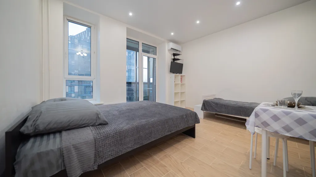 Квартира Квартира Уютная студия в ЖК "Весна" — Апрелевка