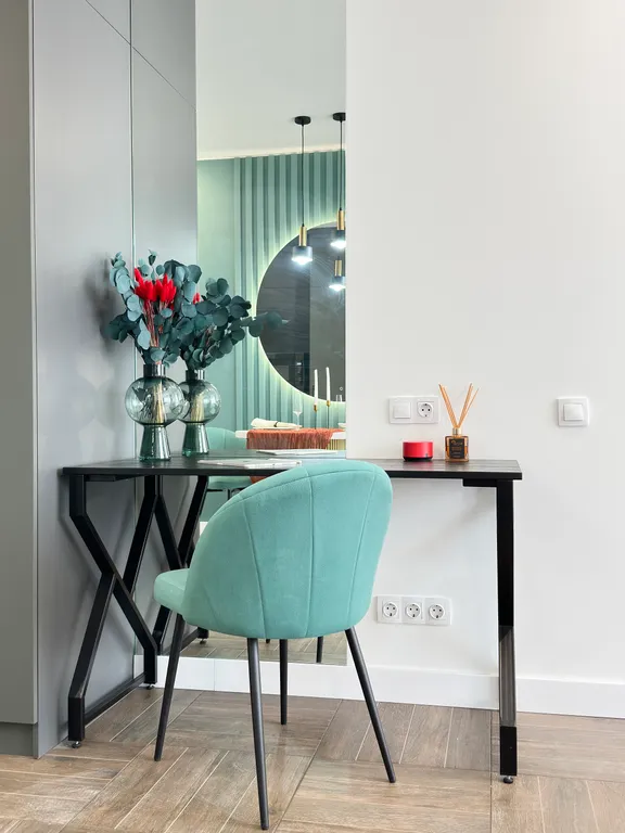 Квартира Квартира Дизайнерская студия для пары, вид на Москва-сити — Москва