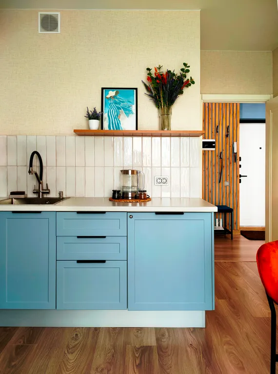 Квартира с красивой террасой на крыше дома в Белгороде