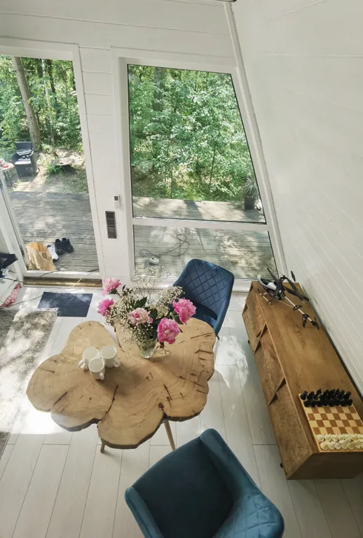 Уютный эко-домик А-фрейм